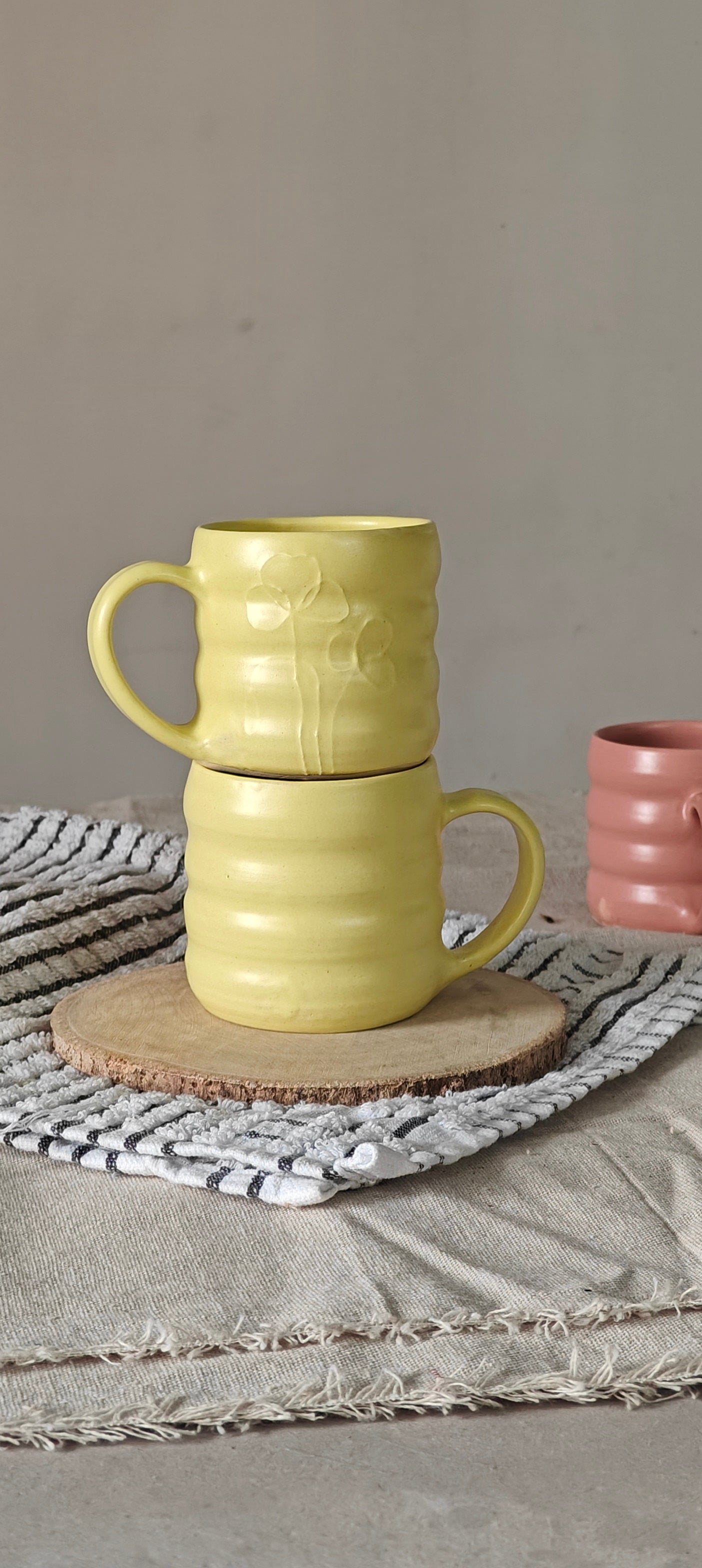 Neon Yellow Mist mug (sold individually)
